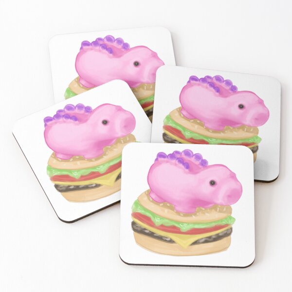 Item preview, dinosaur on hamburger designed and sold by meimeidesu.