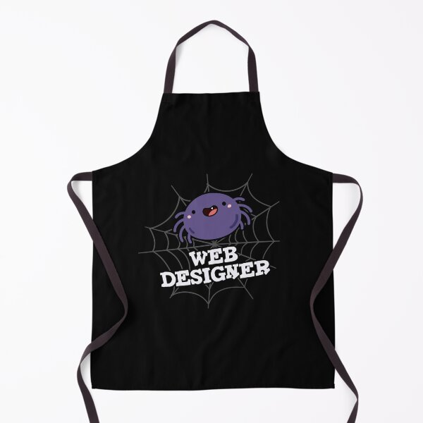 Item preview, Web Designer Funny Spider Puns (Dark BG) designed and sold by punnybone.