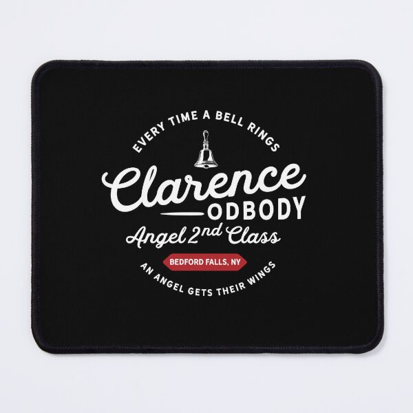 Item preview, It's a Wonderful Life, Classic Christmas Movie, Clarence Odbody, Angel 2nd Class, Straight out of Bedford Falls, NY, Everyone loves Clarence  designed and sold by SleeplessLady.