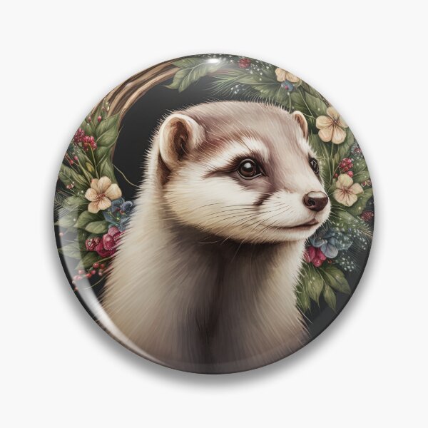 Item preview, Festive Ferret Winter Holidays / Christmas designed and sold by Ealaionta Design.