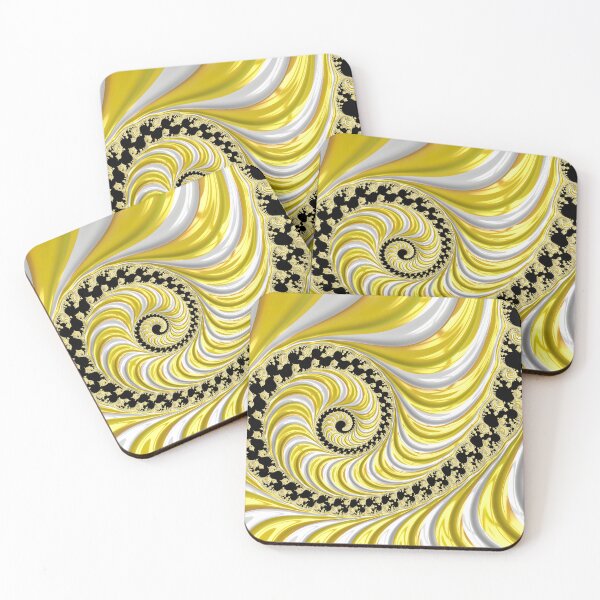Item preview, Ribbed Yellow Spiral designed and sold by Elisabeth Lucas.