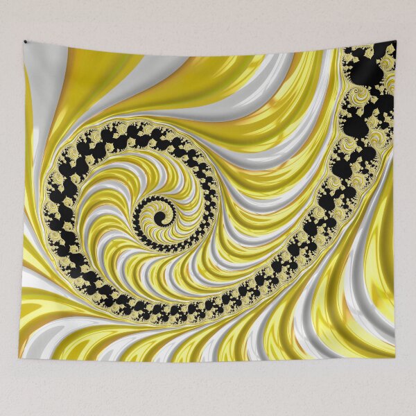 Item preview, Ribbed Yellow Spiral designed and sold by Elisabeth Lucas.