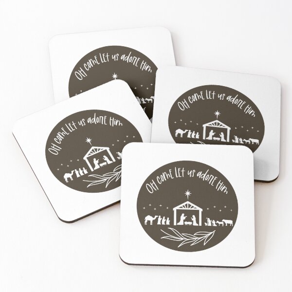 Item preview, Oh come let us adore him. designed and sold by Handdrawnbyzoe.
