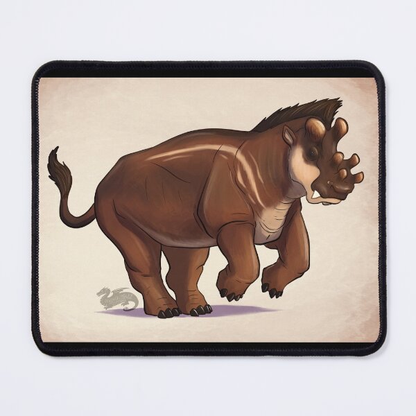 Item preview, Uintatherium designed and sold by DevinQuigleyArt.
