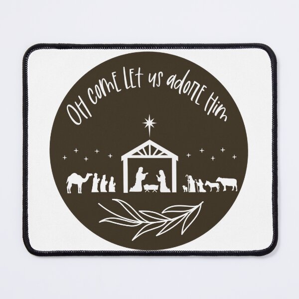 Item preview, Oh come let us adore him. designed and sold by Handdrawnbyzoe.