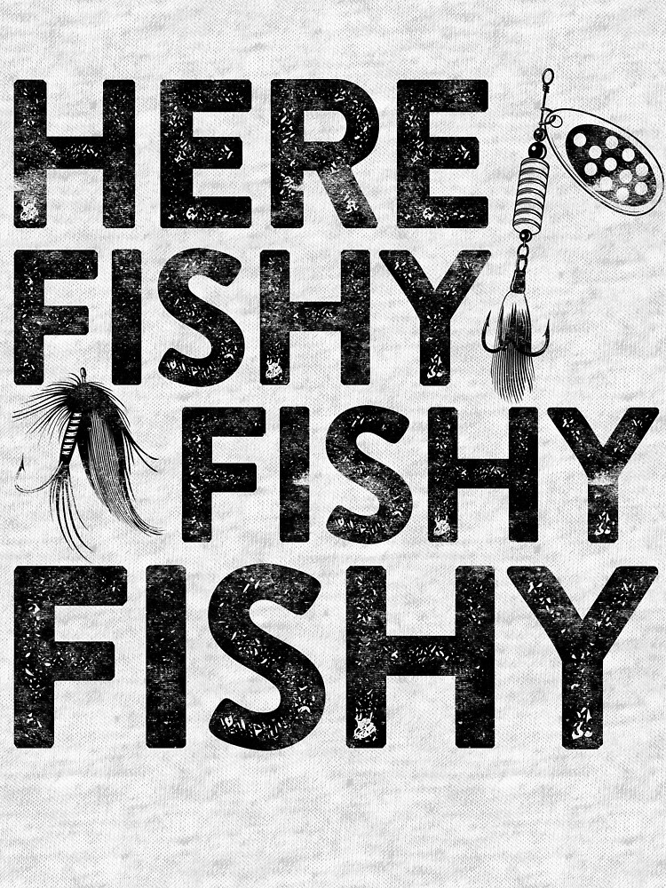 Thumbnail 7 of 7, Tri-blend T-Shirt, Here Fishy Fishy Fishy designed and sold by deepstone.