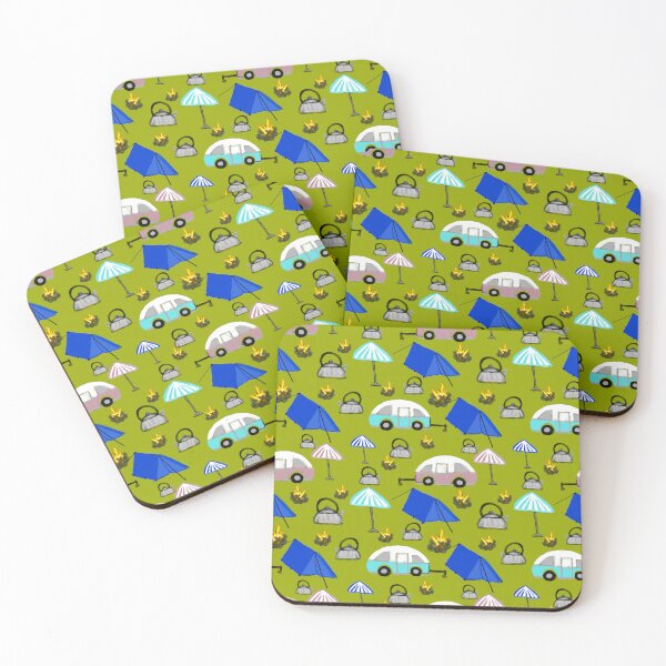 Item preview, camping yellow green designed and sold by JoKoNz.