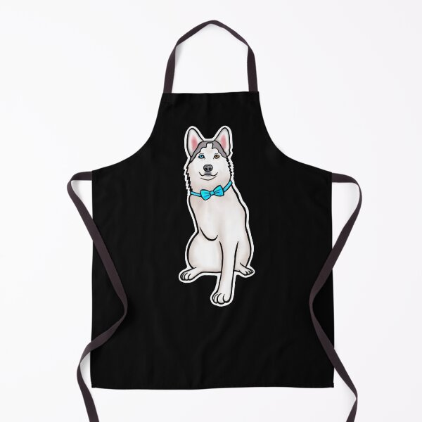 Item preview, Adorable Three-Legged Tripod Husky Named Mochi with Blue Bow Tie  designed and sold by Mochi-Merch.
