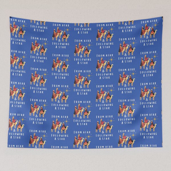 Item preview, Three Kings Following a Star Religious Christmas Epiphany designed and sold by IceCreamMuseum.