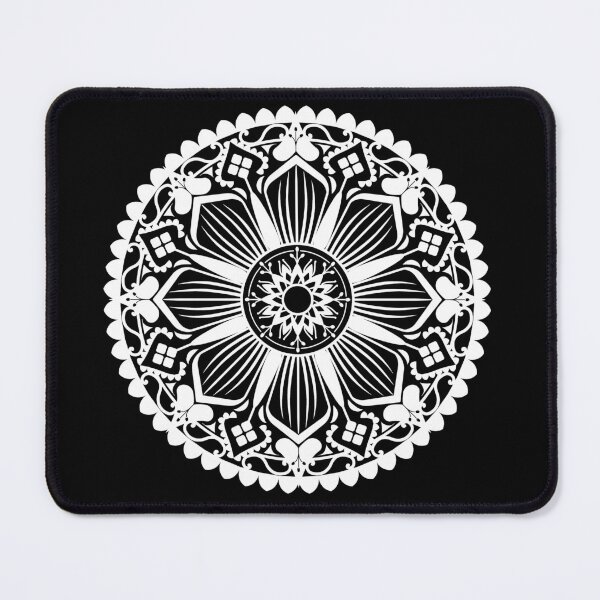 Item preview, Traditional Black And White Mandala Floral Pattern,Circle Mandala design,beautiful mandala designs, designed and sold by Tamas Das.