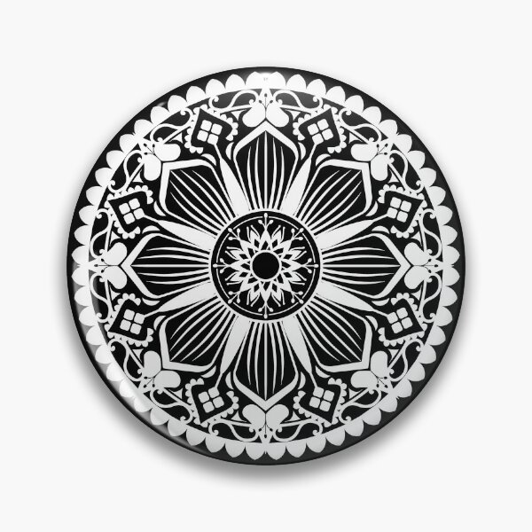 Item preview, Traditional Black And White Mandala Floral Pattern,Circle Mandala design,beautiful mandala designs, designed and sold by Tamas Das.