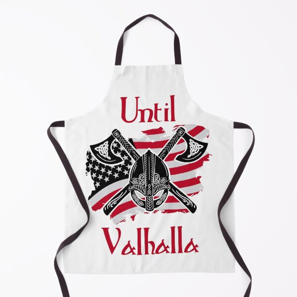 Item preview, Until Valhalla - Viking Us Flag designed and sold by Georgy09.