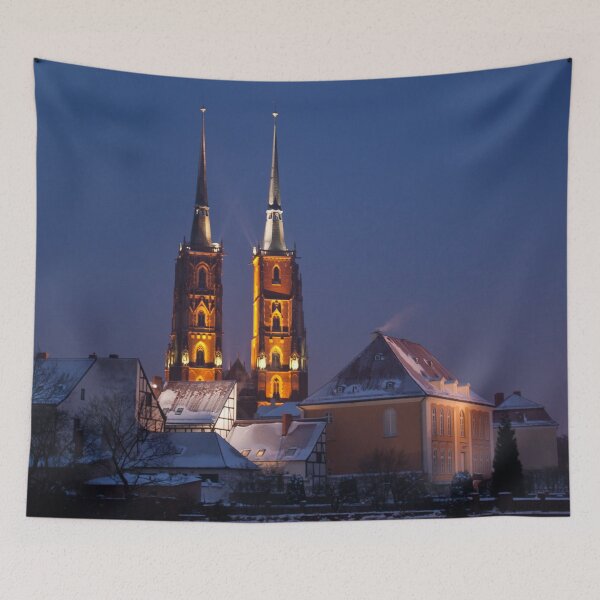 Item preview, Wrocław Cathedral @night designed and sold by Dominika Aniola.