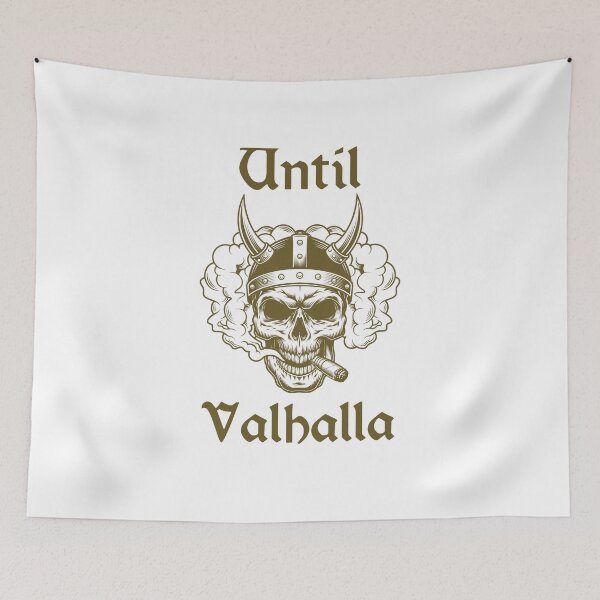 Item preview,  Until Valhalla -  Skull smoking designed and sold by Georgy09.