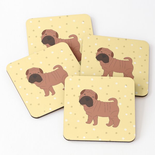 Item preview, Red Shar Pei Puppy  designed and sold by Lulupainting.