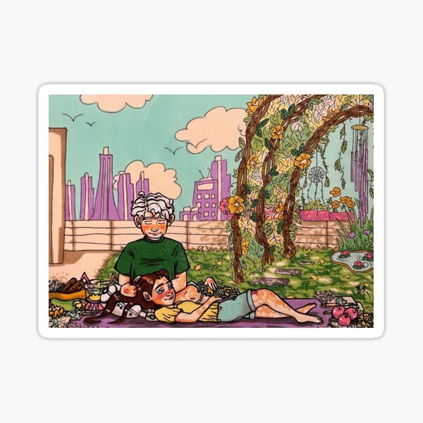 Rooftop Last Day Sticker