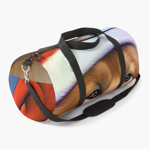 Item preview, Christmas Eurasier Wearing A Santa Hat designed and sold by ZenEverAI.