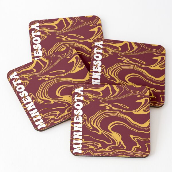 Item preview, Minnesota maroon and gold marble  designed and sold by Nicoleeste.