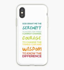 Serenity Prayer Graphic iPhone Case