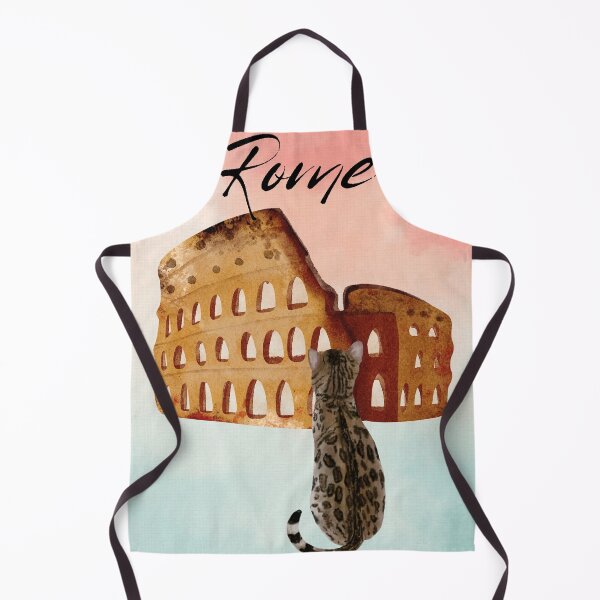 Item preview, Bengal Cat in Rome wall art cat themed pet parent gift designed and sold by JoeyGraceCatCo.