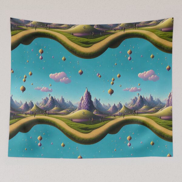 Item preview, ASCENDING KINGDOM - Blue #353564 designed and sold by SmokinShroomz.