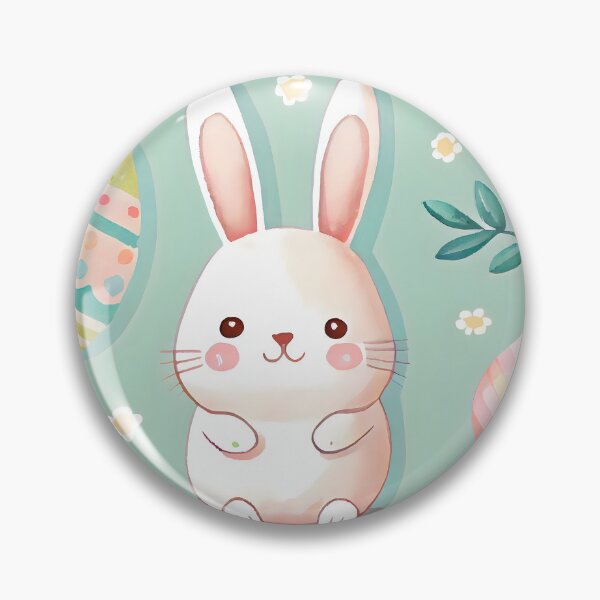Item preview, A Cute Kawaii Easter Bunny Pattern designed and sold by ClairesPatterns.