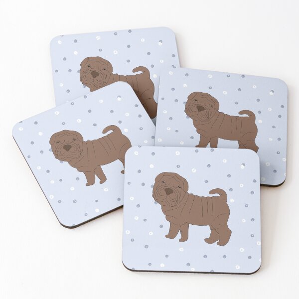 Item preview, Chocolate Shar Pei Puppy  designed and sold by Lulupainting.