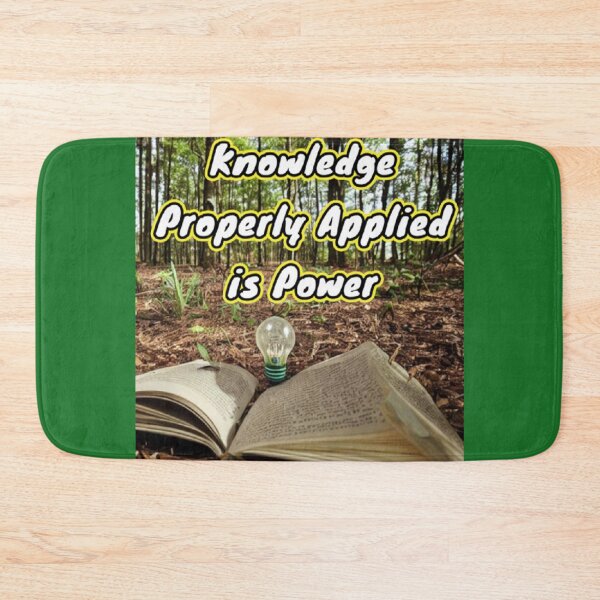 Item preview, Knowledge properly applied is power designed and sold by The AEGIS Alliance.