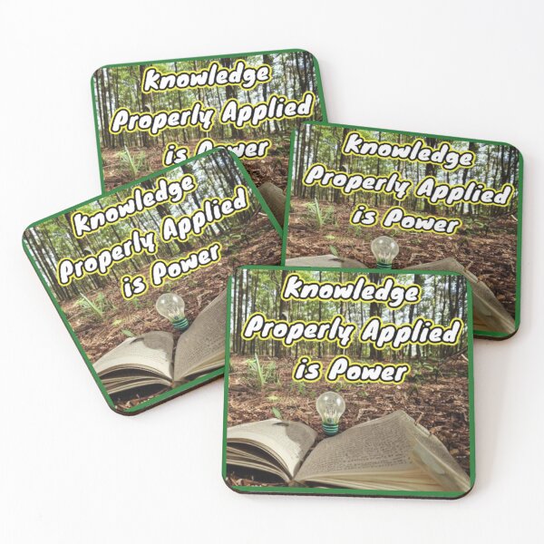 Item preview, Knowledge properly applied is power designed and sold by The AEGIS Alliance.