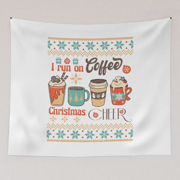 Item preview, I run on coffee & christmas cheer designed and sold by CryptoLoverTees.