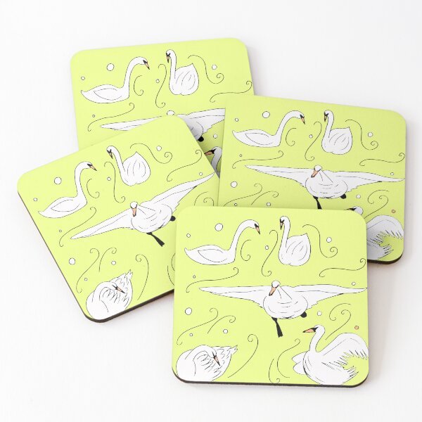 Item preview, Swans - Canary Yellow Palette designed and sold by Niina  Niskanen.