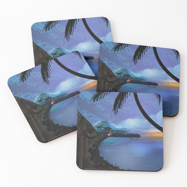 Item preview, Samoa Nightscape designed and sold by Midnight-Snack.