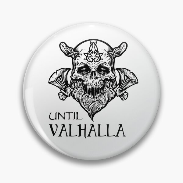 Item preview,  Until Valhalla - Vikings Warrior Black and White designed and sold by Georgy09.