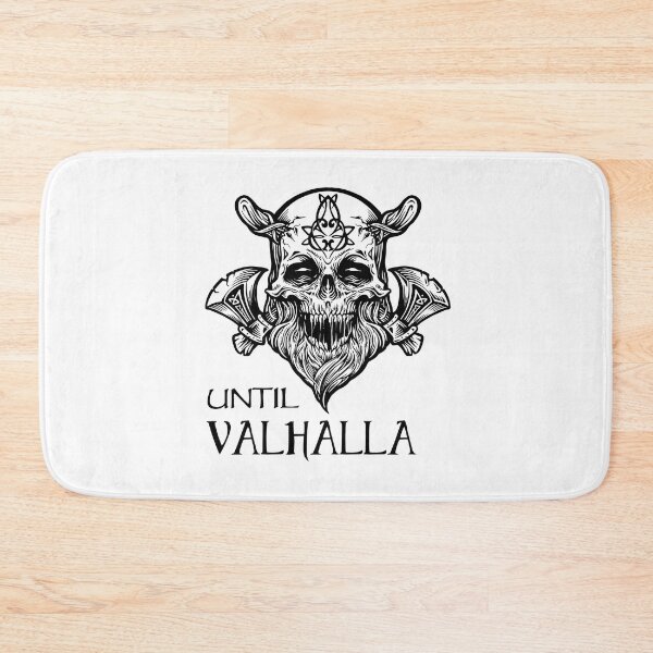 Item preview,  Until Valhalla - Vikings Warrior Black and White designed and sold by Georgy09.