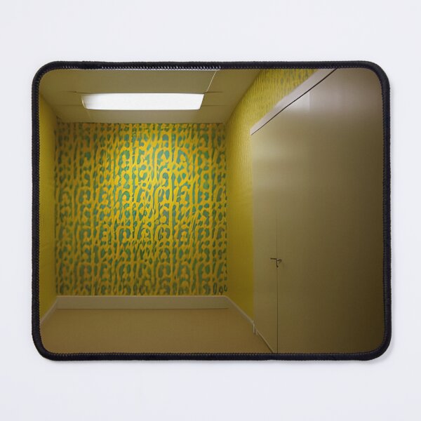 Item preview, The Backrooms - Liminal Space - Doors and Yellow Wallpaper designed and sold by DanTheManDan.