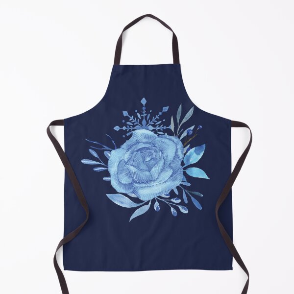Item preview, Blue aesthetic watercolor rose designed and sold by pinkyfish1010.