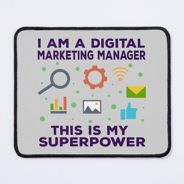 Item preview, I am a digital marketing manager this is my superpower, dark text, funny superpower lovers, job, humor, joke, meme, superhero worker designed and sold by SGS-.