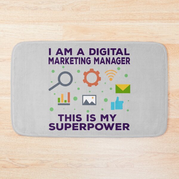 Item preview, I am a digital marketing manager this is my superpower, dark text, funny superpower lovers, job, humor, joke, meme, superhero worker designed and sold by SGS-.