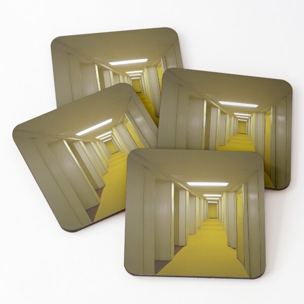 Item preview, The Backrooms - Liminal Space - Doors and Yellow Wallpaper designed and sold by DanTheManDan.