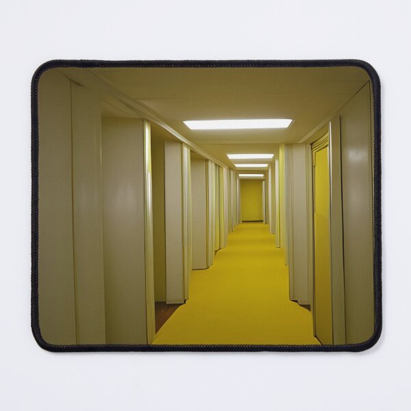 Item preview, The Backrooms - Liminal Space - Doors and Yellow Wallpaper designed and sold by DanTheManDan.