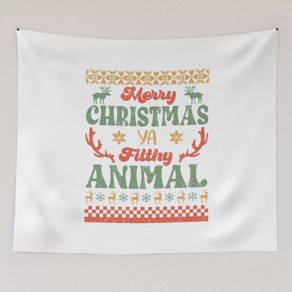 Item preview, Merry Christmas ya filthy animal designed and sold by CryptoLoverTees.