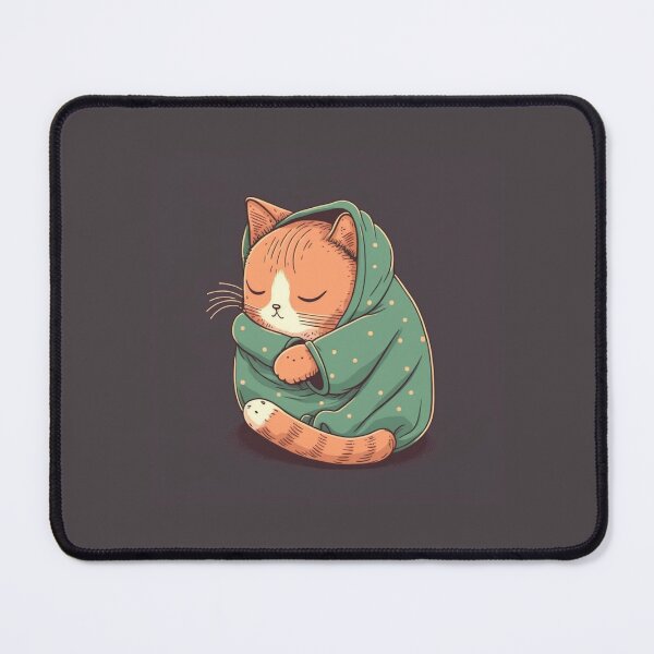 Item preview, cute very eepy kitten wearing a hoodie designed and sold by lysabird.