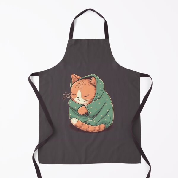 Item preview, cute very eepy kitten wearing a hoodie designed and sold by lysabird.