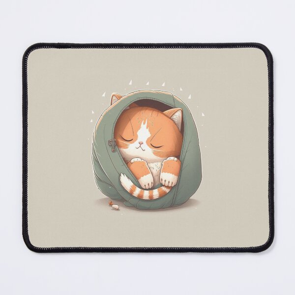 Item preview, very eepy kitten wrapped in a blanket designed and sold by lysabird.