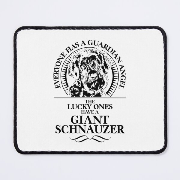 Item preview, Giant Schnauzer Guardian Angel Dog Saying designed and sold by dogarts.