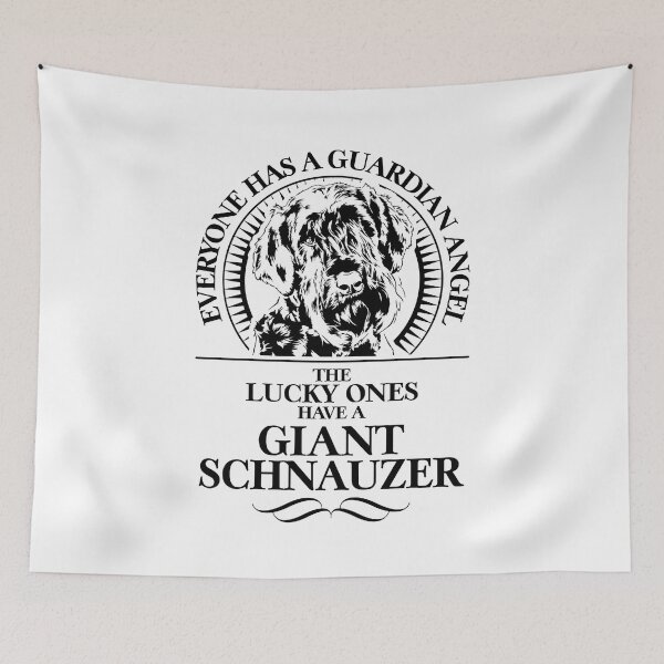 Item preview, Giant Schnauzer Guardian Angel Dog Saying designed and sold by dogarts.