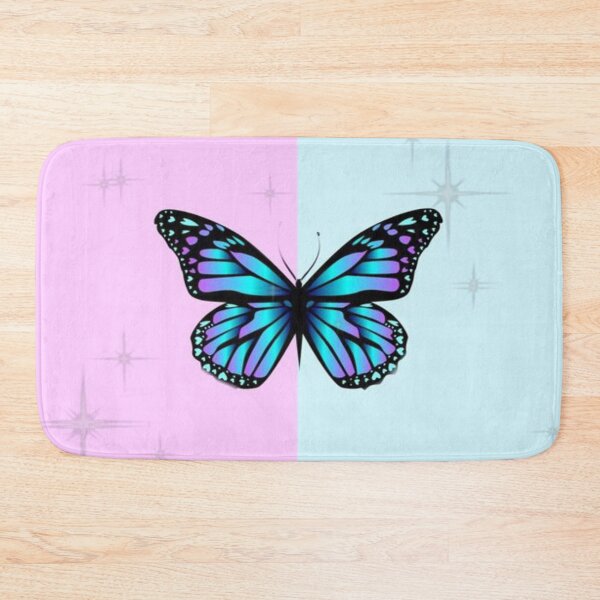 Item preview, Blue Butterfly with 2 Color Background designed and sold by NengShop.