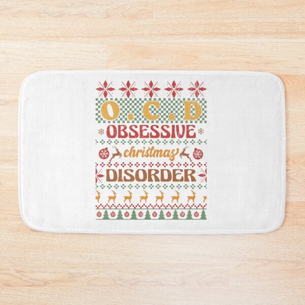 Item preview, OCD Christmas - Obsessive Christmas DISORDER designed and sold by CryptoLoverTees.