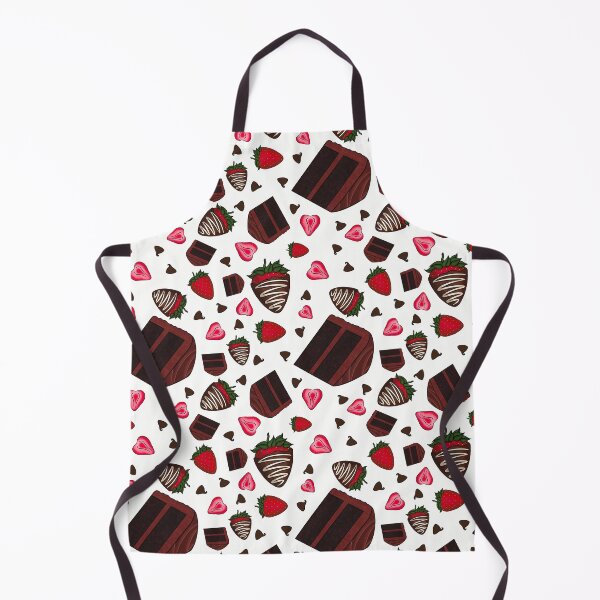 Item preview, Chocolate Strawberry Pattern (White) designed and sold by honeybeepaper.