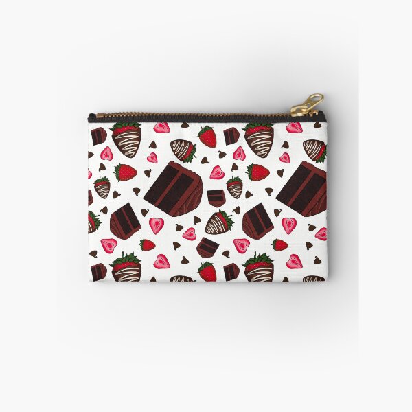 Item preview, Chocolate Strawberry Pattern (White) designed and sold by honeybeepaper.